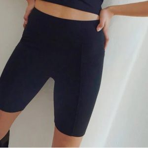 NATION LTD ATWATER BIKE SHORT BLACK SIZE M NWOT